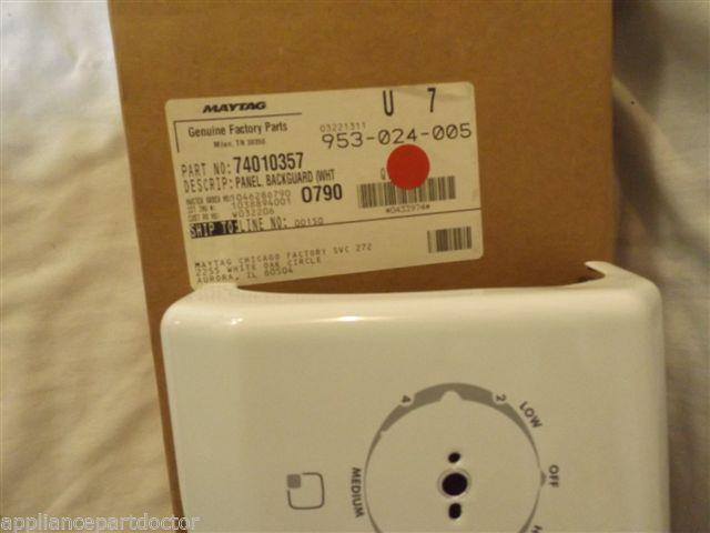 CROSLEY STOVE 74010357 Panel, Backguard (wht) NEW IN BOX CROSLEY STOVE 74010357 Panel, Backguard (wht) NEW IN BOX
